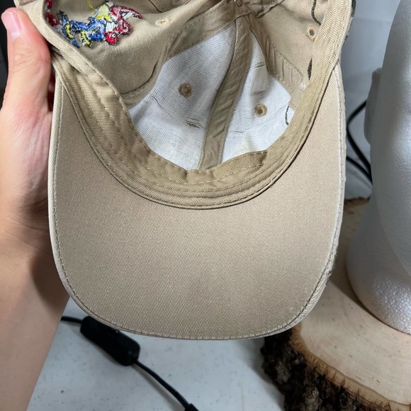 DriDuck Tan Green Embroidered Walleye Fishing Hunting Outdoors Baseball Hat Cap - Picture 8 of 9